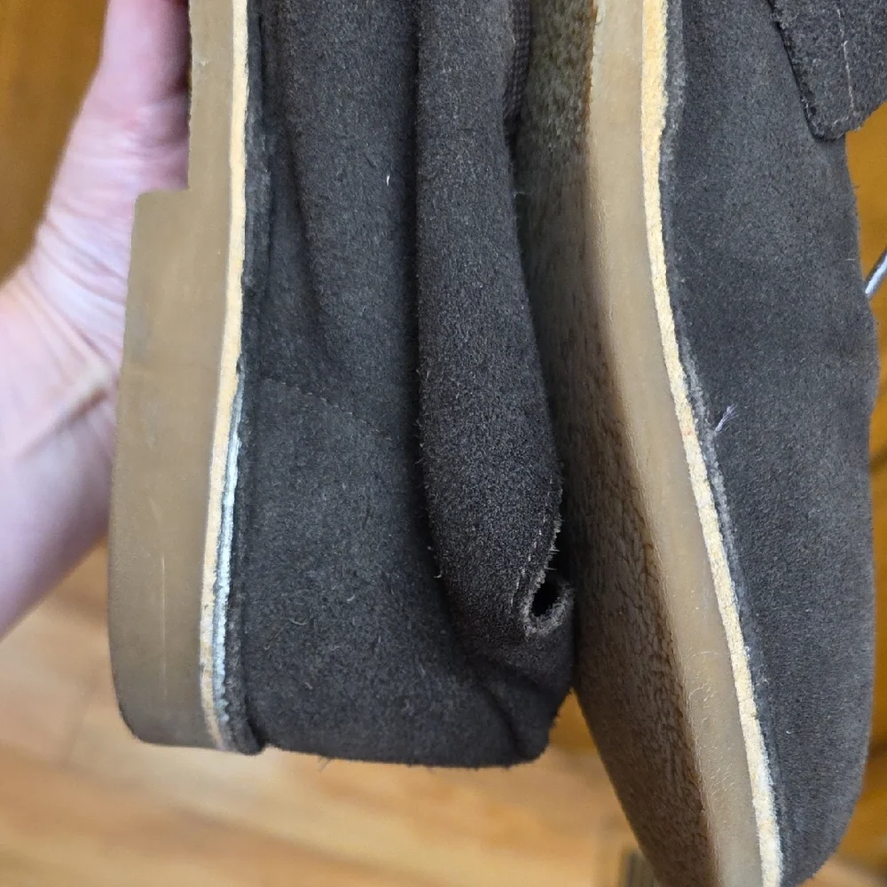 Robert Wayne Size 11D Greyson Suede Brown Ankle Lace Up Chukka Boots